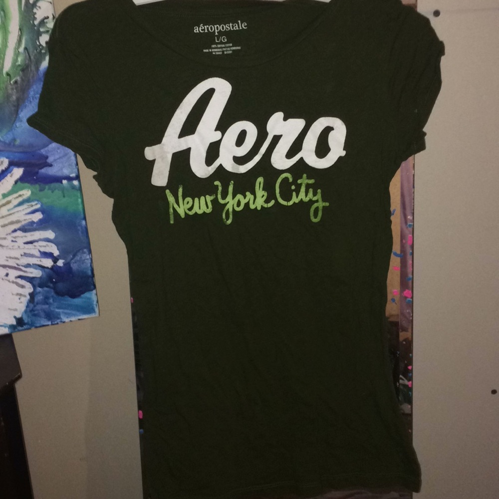 Green Aeropostale T-shirt